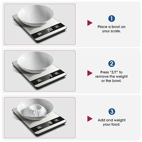 10kg/1g Precision Kitchen Scale: Ultra-Thin, Multi-Unit, Stainless Steel for Aussie Home Cooks - Image 6