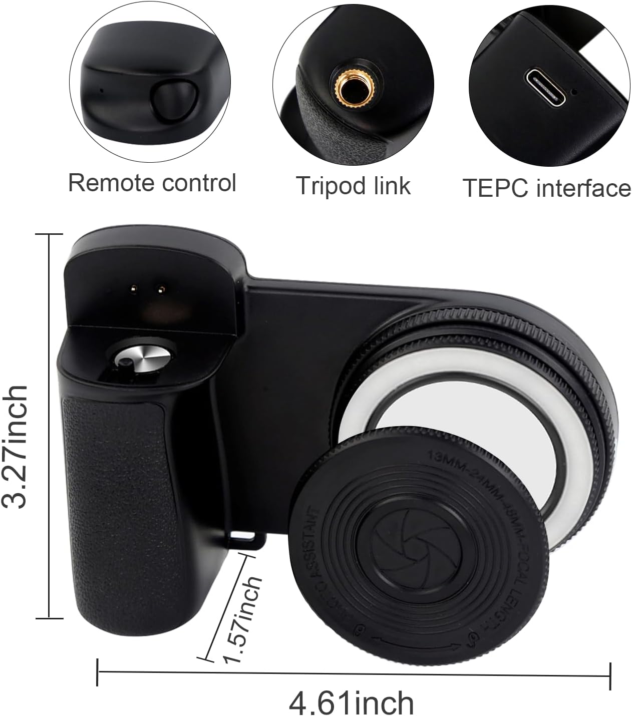Magnetic Phone Camera Grip with Fill Light & Remote: Stable Shooting Holder for iPhone/Android – Ideal for Vlog, Selfie & Photography - Image 6