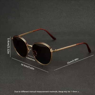 Minority design sense sunglasses-do not bump into individual styles, showing a unique fashion attitude! - Image 2