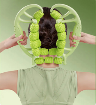Christmas gift Muscle Relief Massage Roller: High-Density Foam Roller for Deep Tissue Relaxation, Fitness Recovery & Home Use（green）  - Image 2