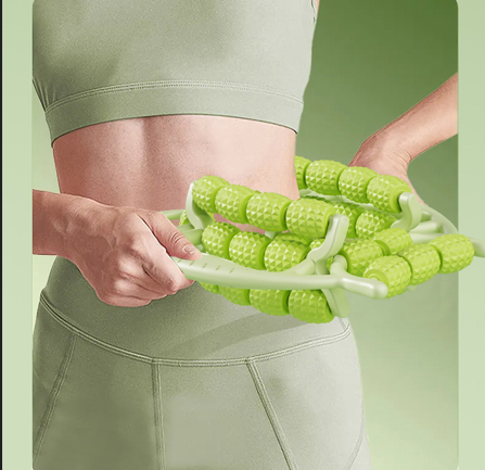 Christmas gift Muscle Relief Massage Roller: High-Density Foam Roller for Deep Tissue Relaxation, Fitness Recovery & Home Use（green）  - Image 3