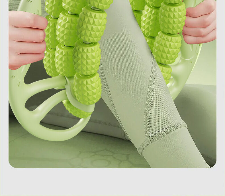 Christmas gift Muscle Relief Massage Roller: High-Density Foam Roller for Deep Tissue Relaxation, Fitness Recovery & Home Use（green）  - Image 6