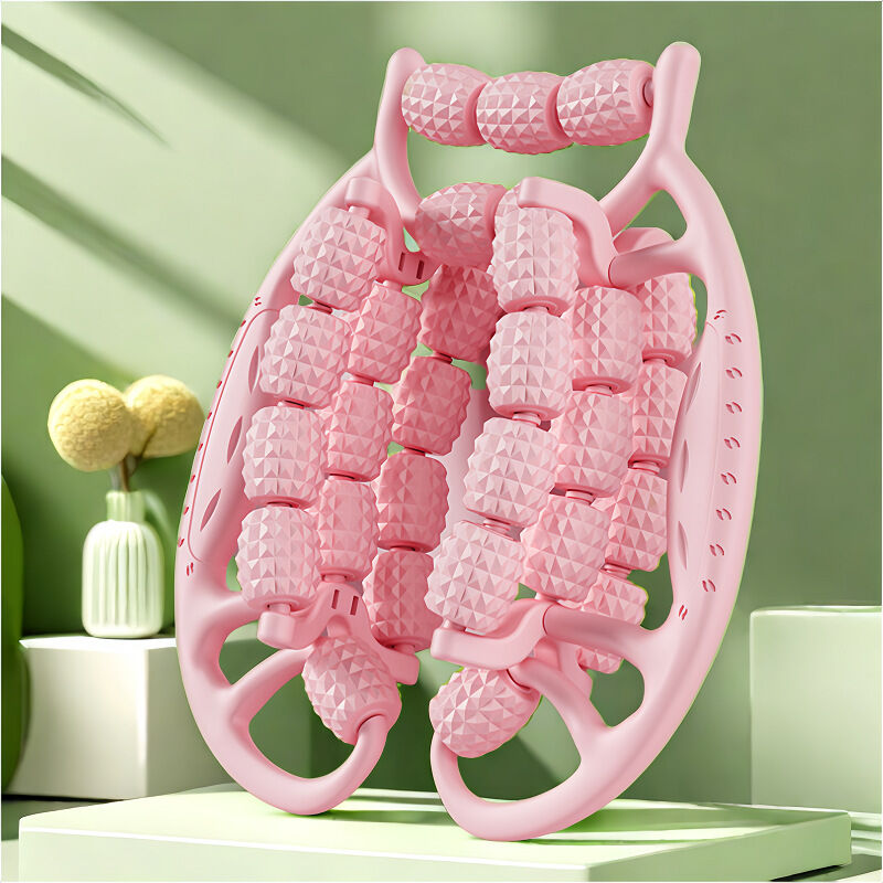 Christmas gift Muscle Relief Massage Roller: High-Density Foam Roller for Deep Tissue Relaxation, Fitness Recovery & Home Use（pink）  - Image 1