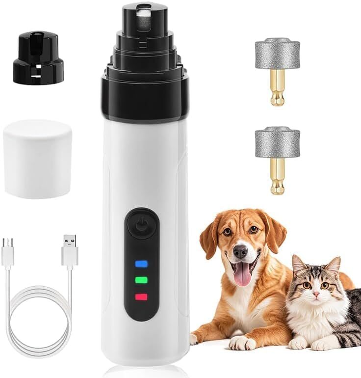 Pet products Silent Groom Pro Nail Grinder, 2025 New Dog Nail Trimmer, USB Rechargeable Pet Nail Grinder, Dog Nail Trimmers, Pet Paws Grooming Smoothing Tool - Image 1