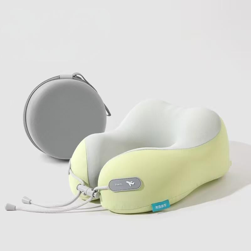 Cooling Memory Foam Neck Pillow for Travel-U-Shaped Ergonomic Travel Pillow for Adults,Flight Neck Pillow with Portable Case,Breathable Ice Silk Cover,Slow Rebound Support for Airplane,Car - Image 7