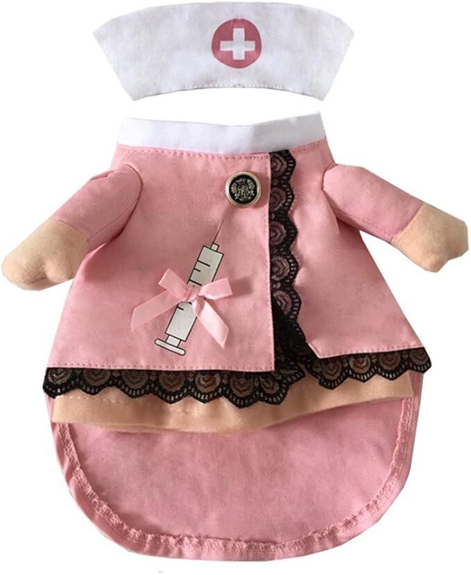 pet products Dog Costume Clothes Halloween Cat Costumes Small Animal Funny Pets Clothing for Doggy Kitty Rabbits Piggy, Nurse - Image 4
