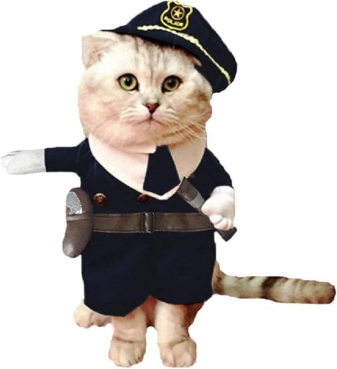 pet products Pet Cosplay Outfit, Funny Dog Cat Party Costume Puppy Uniform Pet Cosplay Clothes for Halloween Christmas Theme Party - Image 1