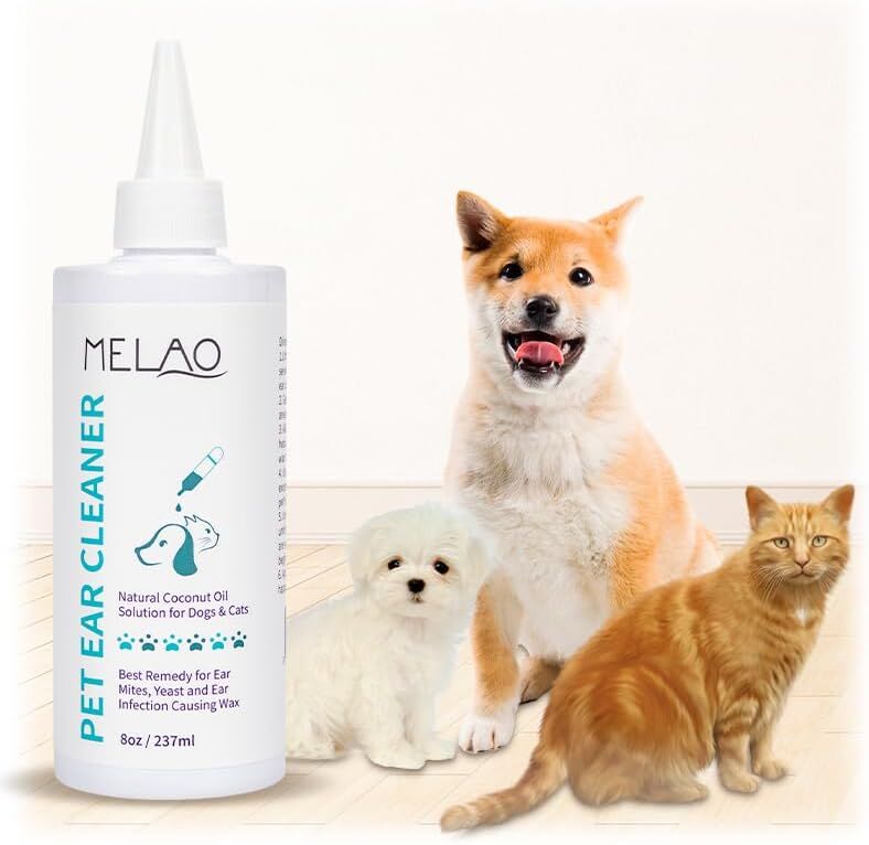 pet products Pet products Ear Cleanser for Dogs and Cats – Gentle Daily Ear Wash – Long Nozzle for Deep Ear Cleaning – Removes Wax, Odor & Moisture - Image 8