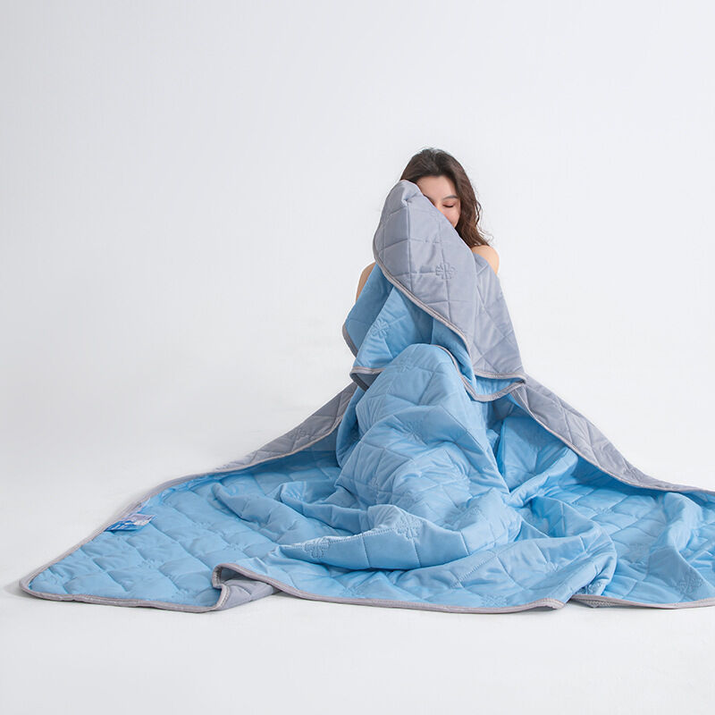 Christmas gifts for loved ones Aussie Summer Cooling Quilt – 4 Sizes, Breathable, Lightweight & Skin-Friendly for Refreshing Sleep All Season(sky blue,100cm*150cm) - Image 1