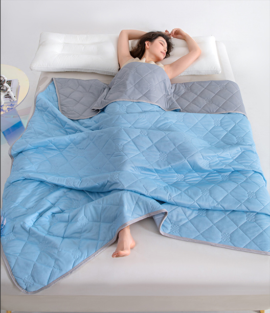 Christmas gifts for loved ones Aussie Summer Cooling Quilt – 4 Sizes, Breathable, Lightweight & Skin-Friendly for Refreshing Sleep All Season(sky blue,180cm*200cm) - Image 3