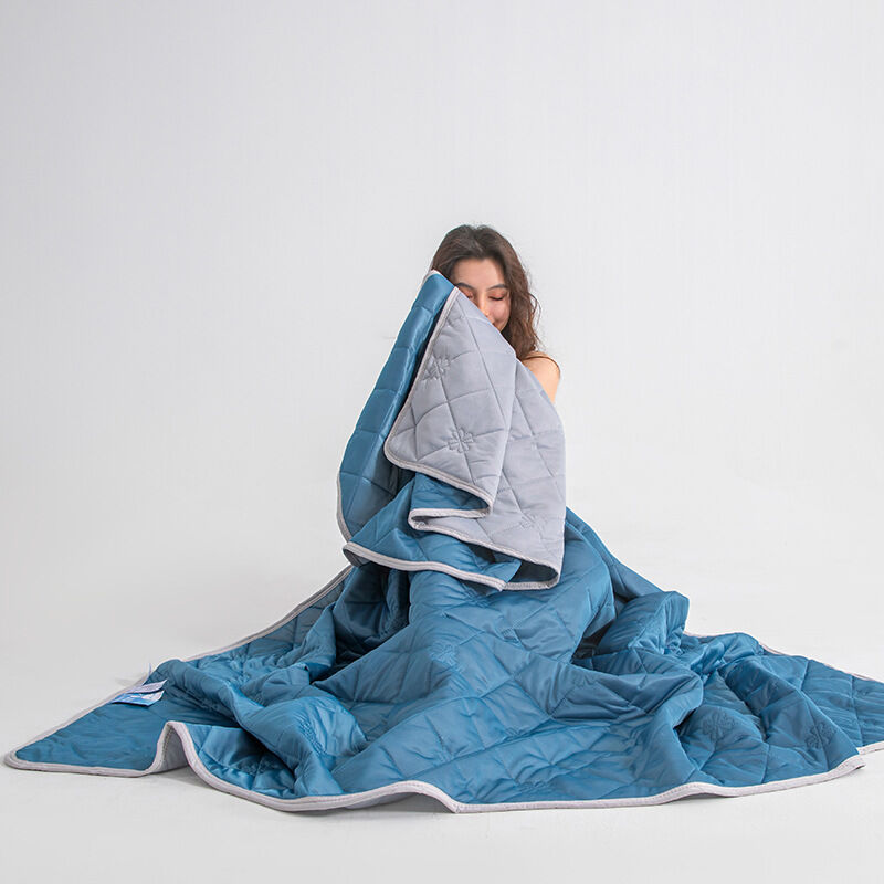 Christmas gifts for loved ones Aussie Summer Cooling Quilt – 4 Sizes, Breathable, Lightweight & Skin-Friendly for Refreshing Sleep All Season(lake blue,150cm*200cm) - Image 1
