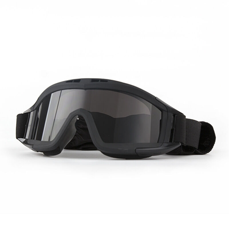 Christmas gifts for husband or boyfriend
 Tactical Safety Goggles, Anti-Fog HD Lens, Wind & Dust Protection for Outdoor & Tactical Use(black) - Image 1