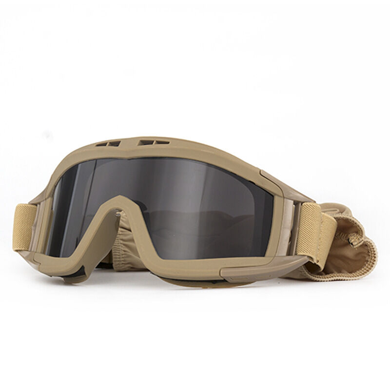 Christmas gifts for husband or boyfriend
 Tactical Safety Goggles, Anti-Fog HD Lens, Wind & Dust Protection for Outdoor & Tactical Use(khaki) - Image 1