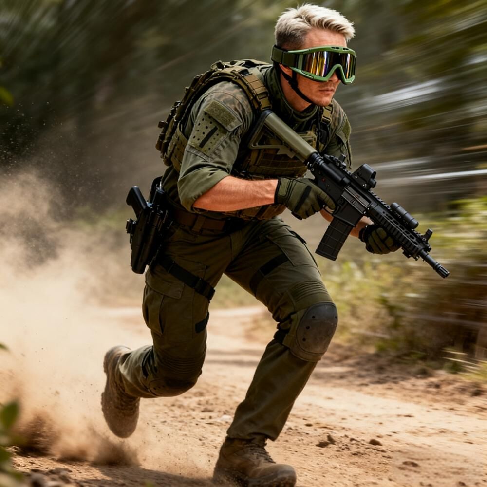 Christmas gifts for husband or boyfriend
 Tactical Safety Goggles with 3 Interchangeable Lenses, Wind & Dust Protection for Outdoor & Tactical Use(green) - Image 3