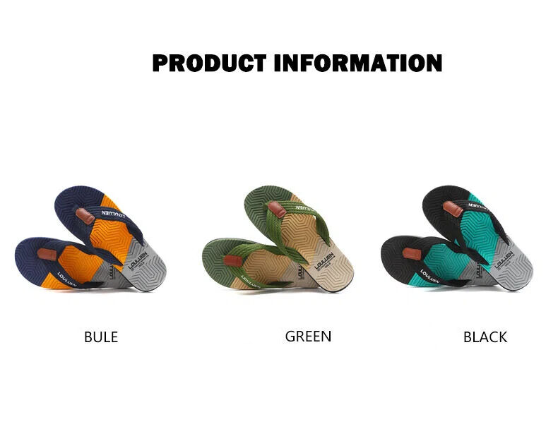Men's Flip Flops with EVA-PVC Dual Sole, Black for Comfort & Style for Summer Beach & Daily Wear(39) - Image 2