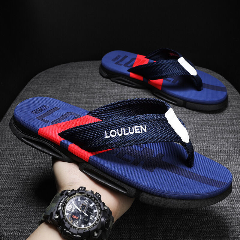 Men's Flip Flops: 4 Colors, EVA-PVC Blend, Comfort & Style for Summer Beach & Daily Wear(Blue-42) - Image 7