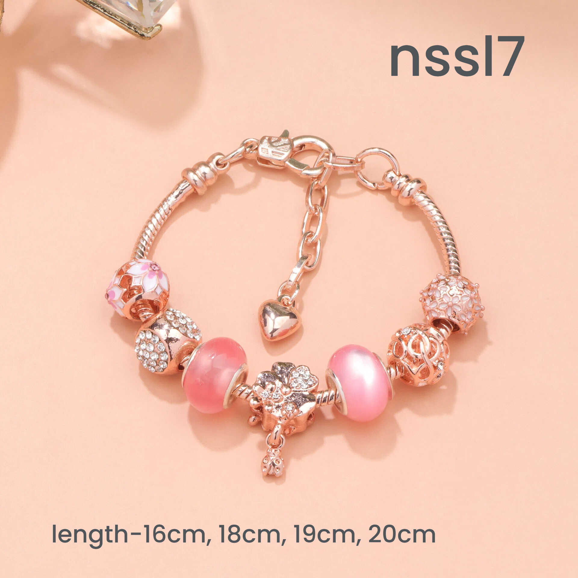 10 Styles Charm Bracelets Set: Colorful Alloy & Glass Beaded Bracelets,Buy 2 for Better Price(double) - Image 6