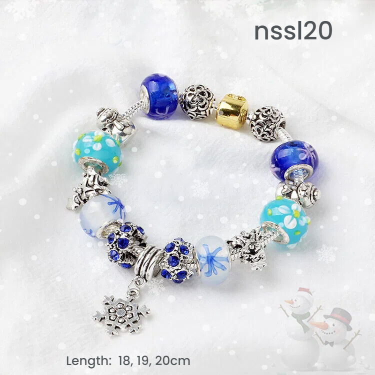 10 Styles Charm Bracelets Set: Colorful Alloy & Glass Beaded Bracelets,Buy 2 for Better Price(double) - Image 8