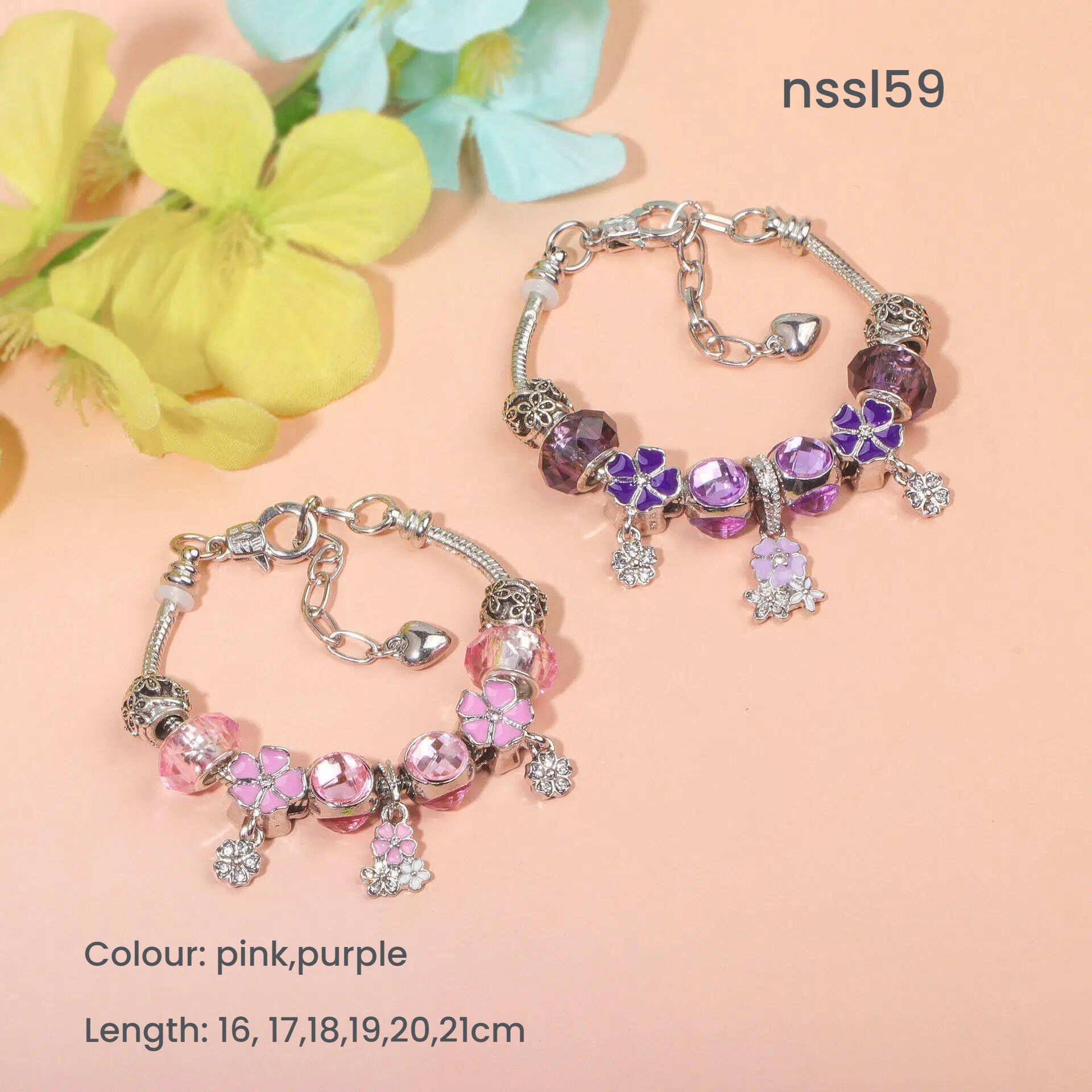 Charm Bracelets Mix & Match Offer - 10 Styles with Cartoon, Vintage & More, Get Discount on 2 Picks(double) - Image 8