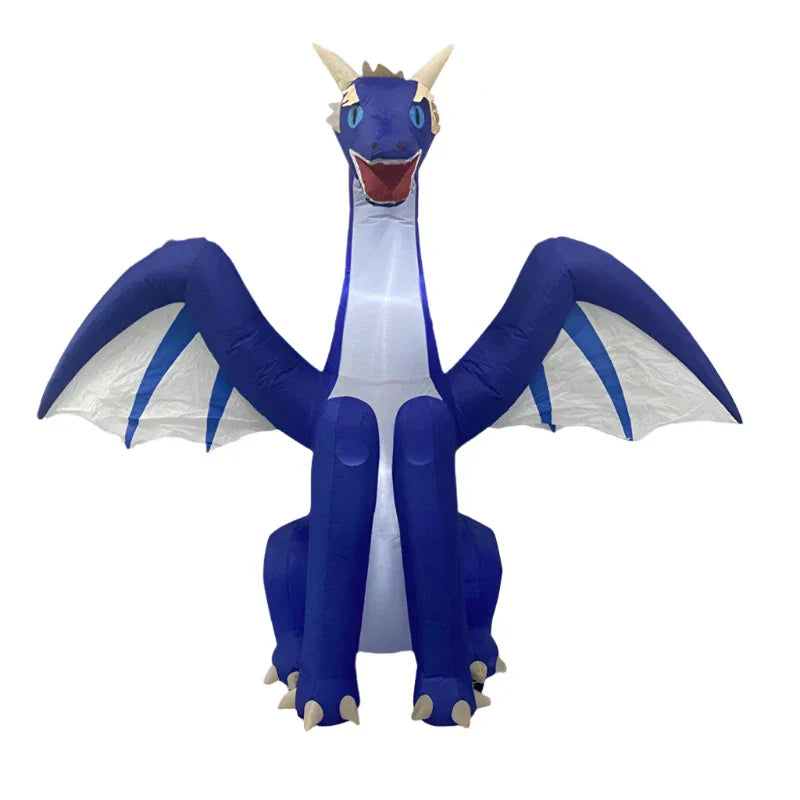 Giant Inflatable Dragon With Leds For Halloween - Image 1