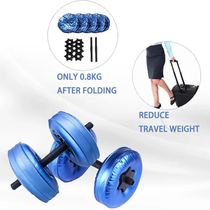 Adjustable Water-Filled Dumbbell Set - Image 1