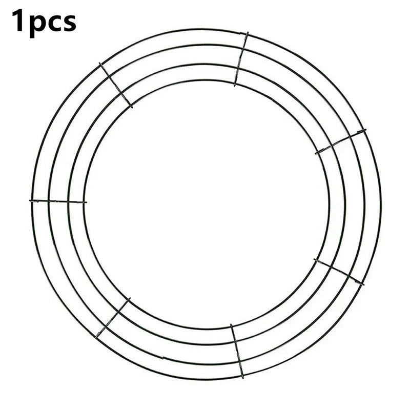 Metal Wreath Round Iron Ring For Christmas - Image 7