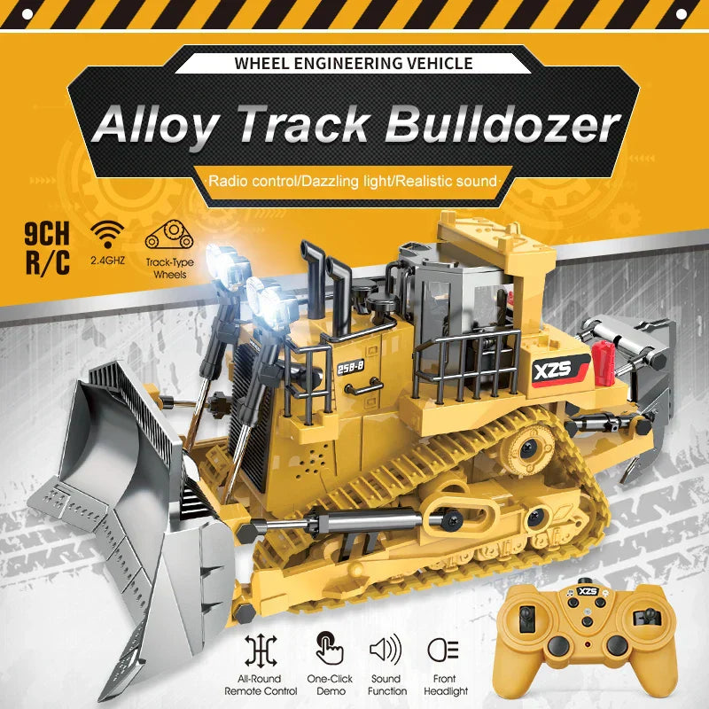Rc Buldozer Toy Truck For Kids - Image 2