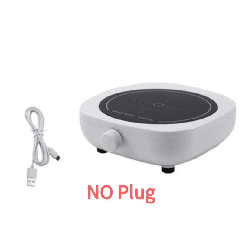 Mini Magnetic Stirrer 4000RPM Portable Mixer White - Image 6