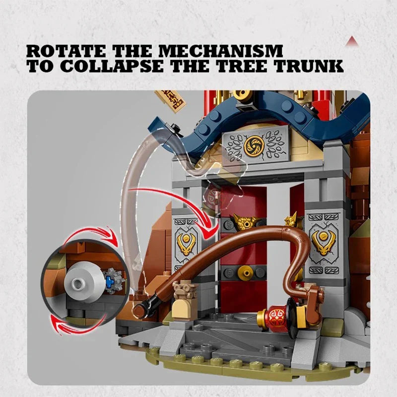 Dragon Energy Temple Building Blocks Model Set - Image 4