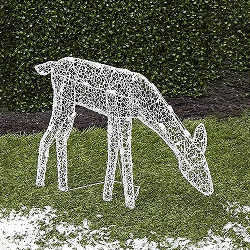 Lighted Christmas Deer Reindeer Family With Led Lights - Image 7