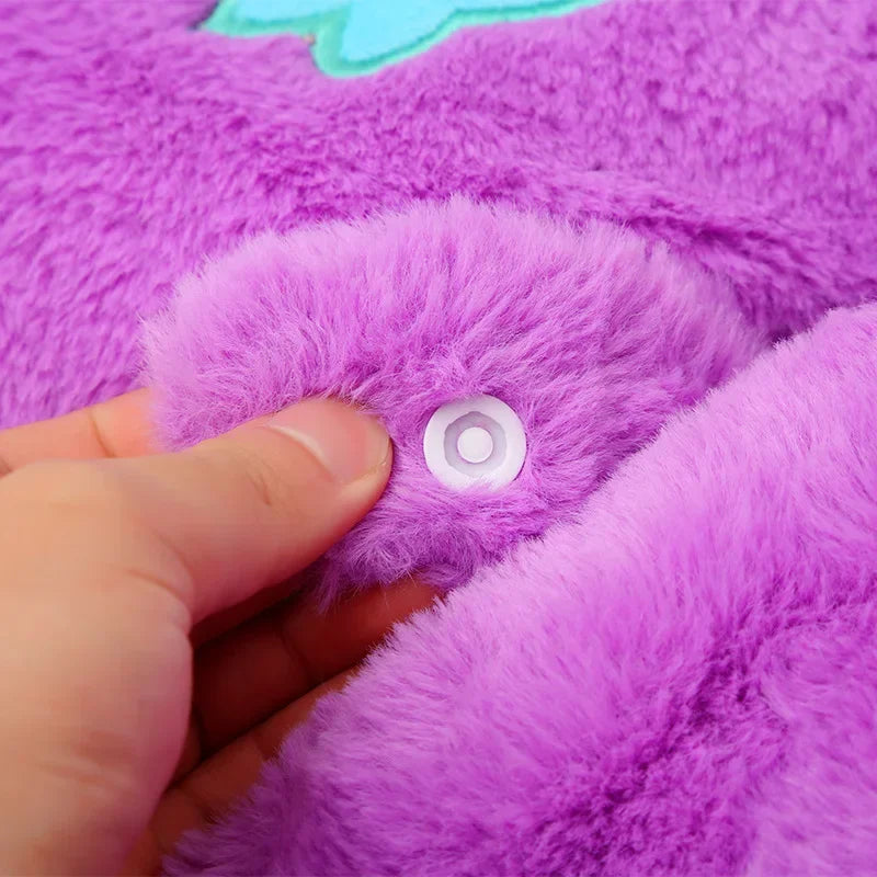 Kids Shark Sleeping Bag Plush Doll Pillow (Purple) - Image 2