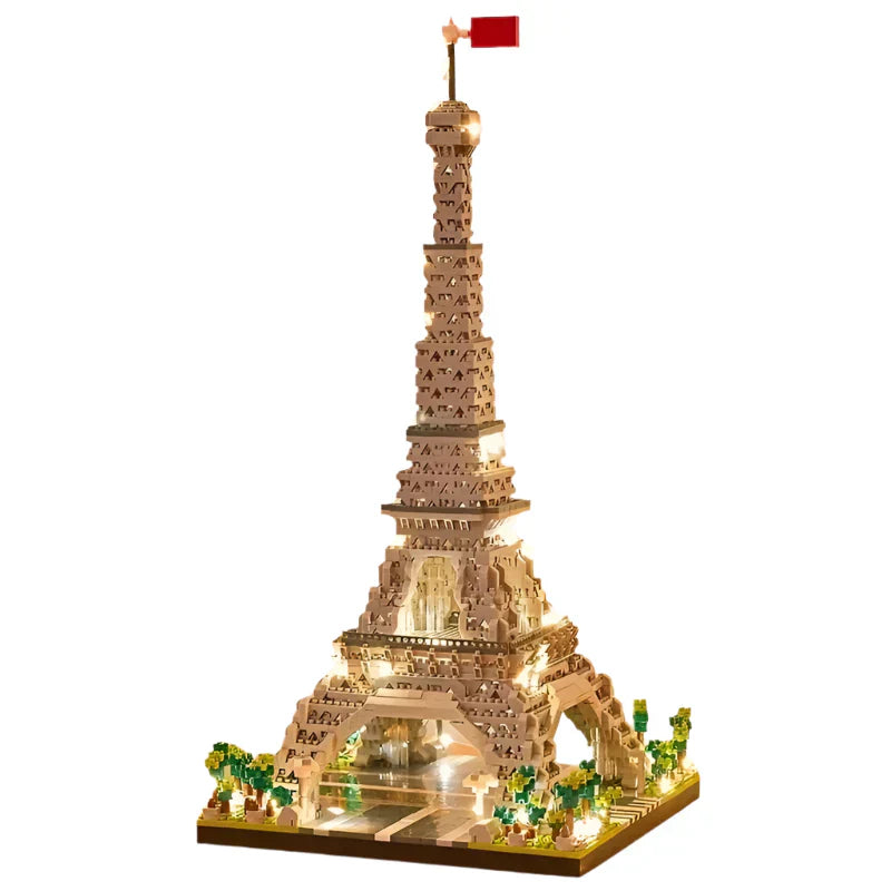 LED Eiffel Tower Micro Mini Building Blocks Set - Image 1