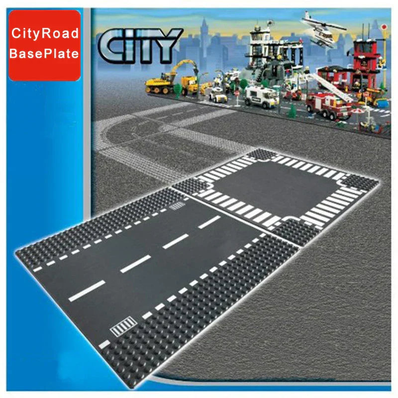 City Road Baseplate Block For Kids Diy Building - Image 4