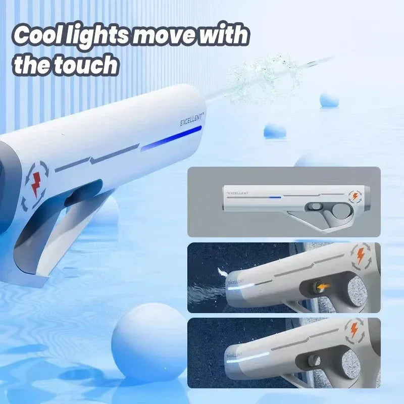 Super Powerful Automatic Water Gun Toy With Led Lights - Image 3