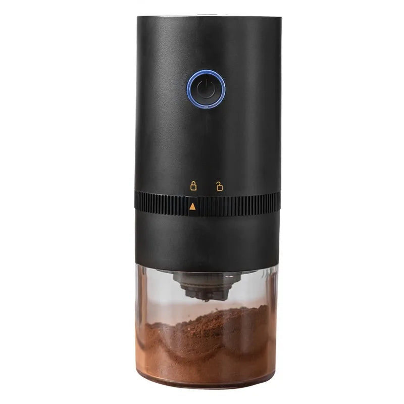 Portable USB C Rechargeable Coffee Grinder  Mill Black - Image 1