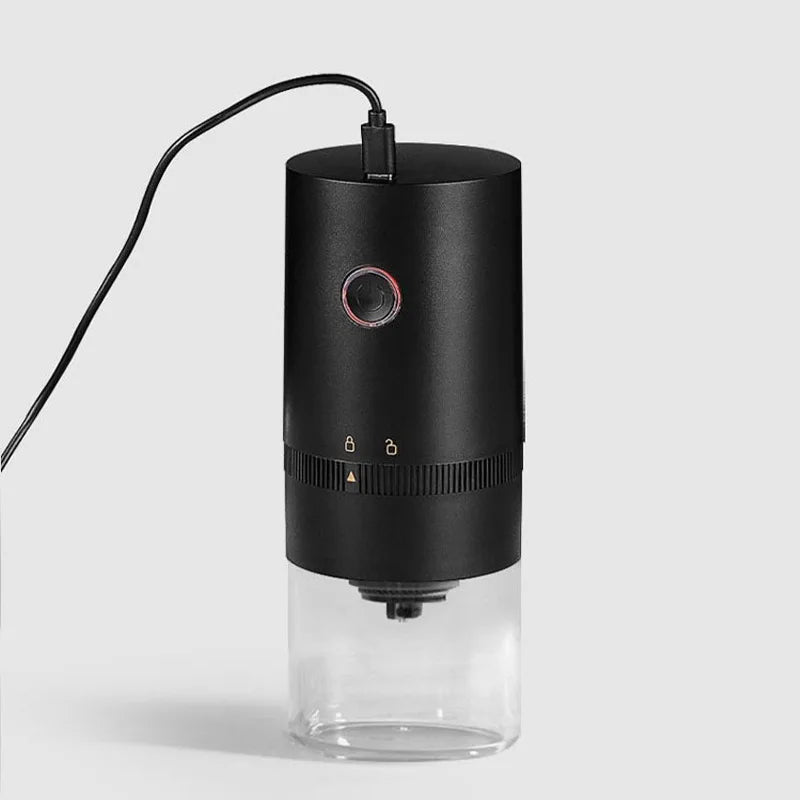 Portable USB C Rechargeable Coffee Grinder  Mill Black - Image 3