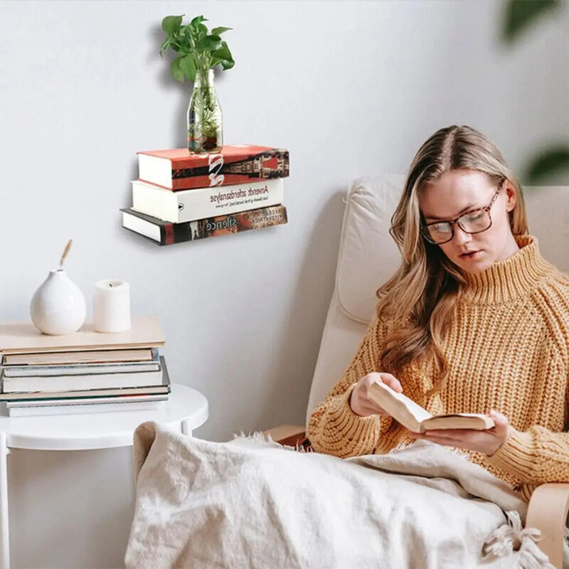 Floating Bookshelf Invisible Book Organizer - Image 1