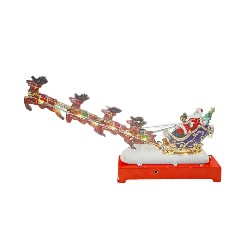 Light-Up Christmas Village House Decoration Set - Image 2