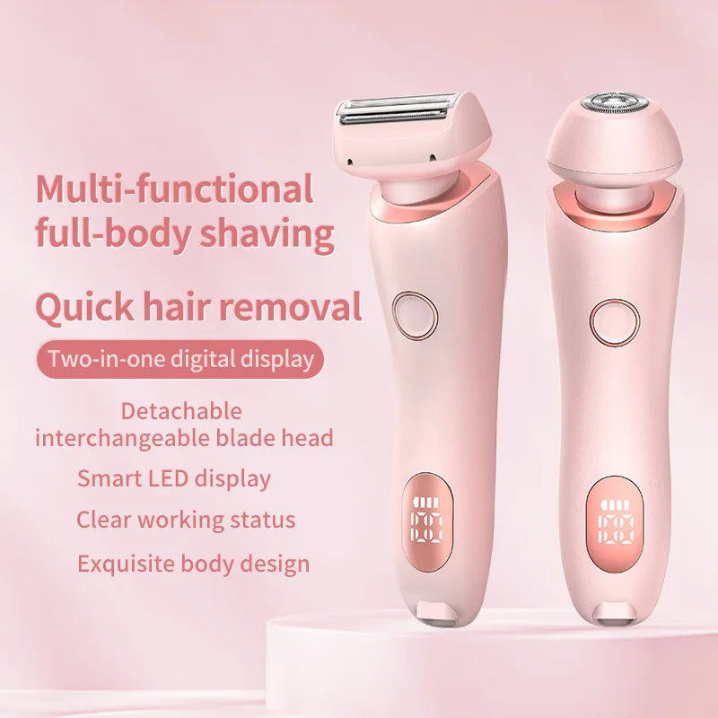 2 in 1 Waterproof Electric Shaver Hair Removal - Image 1