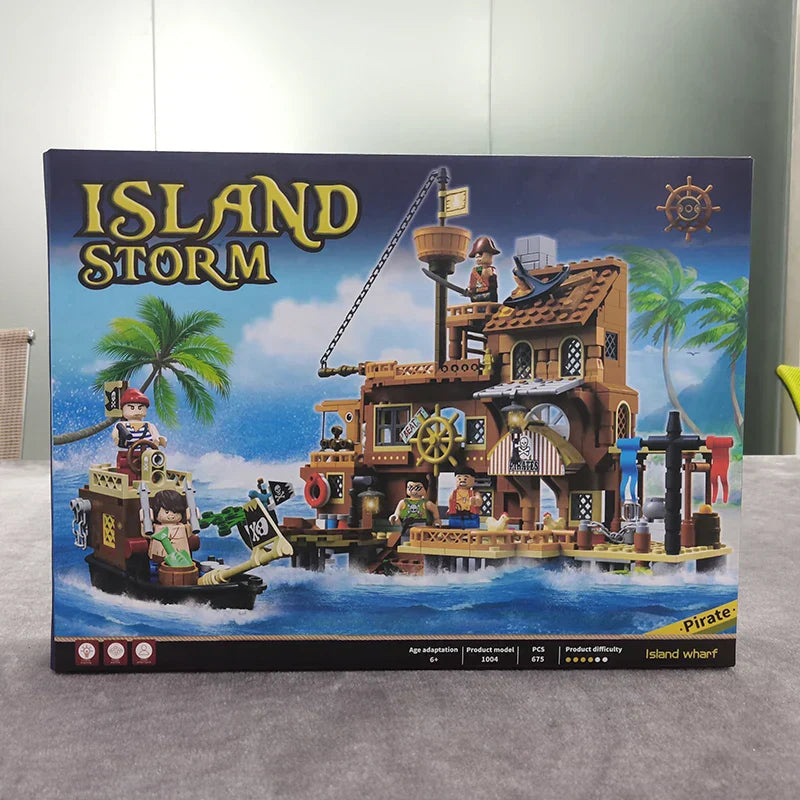 Pirate Island Fortress Building Blocks Set - Image 3