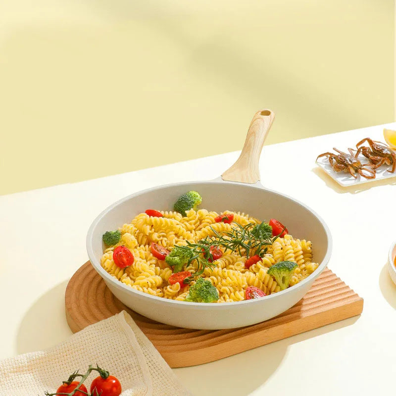 28cm Non-Stick Ceramic Wok Pan - Image 6