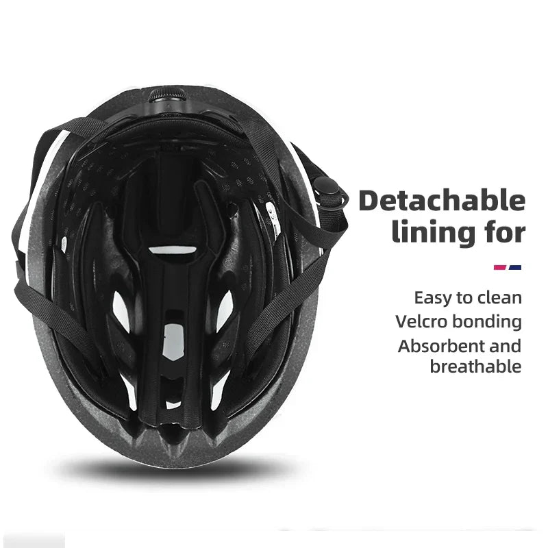 Lightweight Racing-Inspired Adult Bicycle Helmet Red - Image 1
