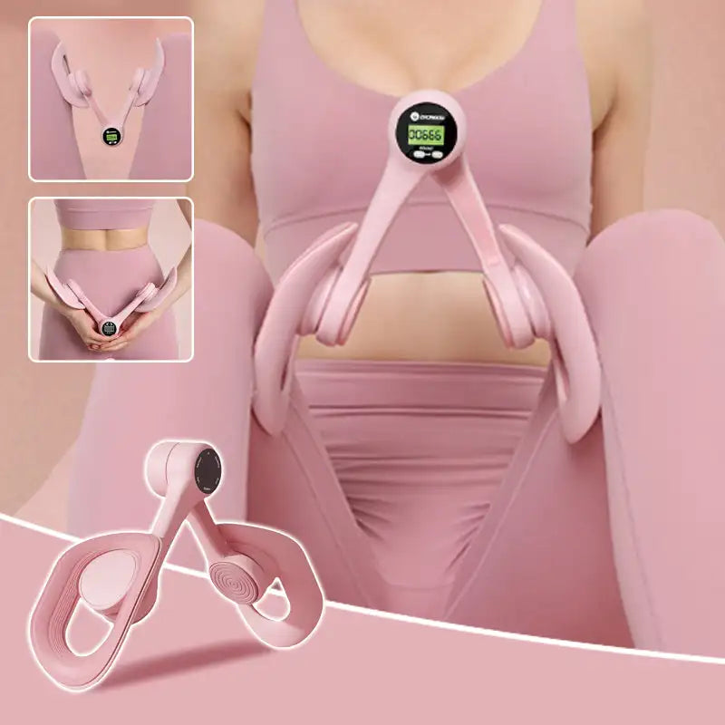 Smart Counting Pelvic Muscle Thigh Exerciser Pink - Image 1