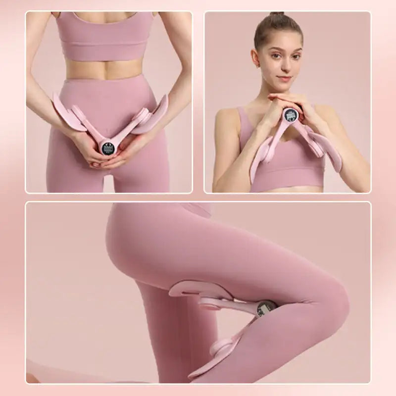 Smart Counting Pelvic Muscle Thigh Exerciser Pink - Image 2