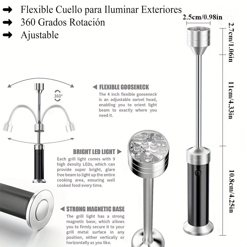 LED Grill Lights Magnetic Base BBQ Lamp - Image 1