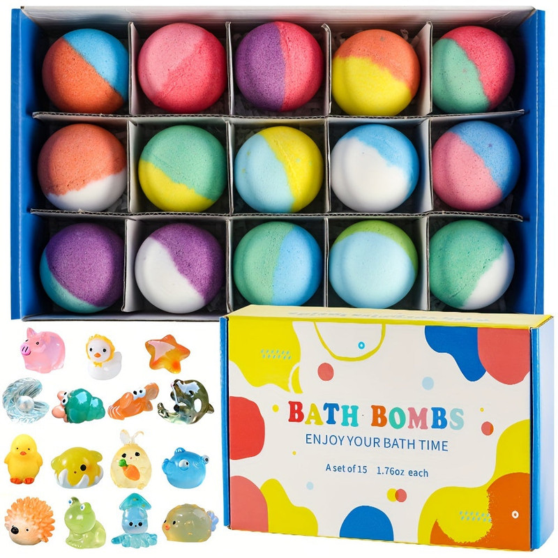 Surprise Toy Bath Bombs for Kids (15-Pack) - Image 4