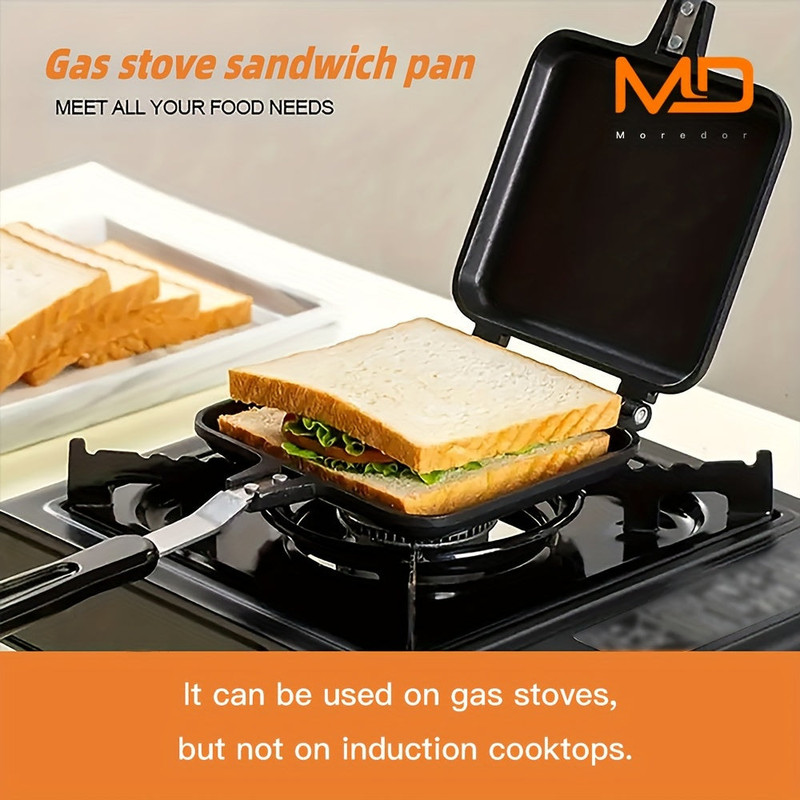 Non-Stick Double-Sided Sandwich & Omelette Maker - Image 1