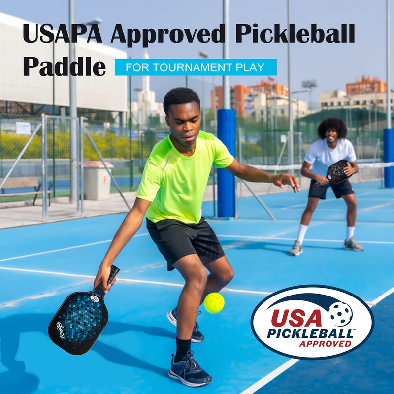 Pickleball Paddle Set 4-Pack Fiberglass Beginners - Image 6