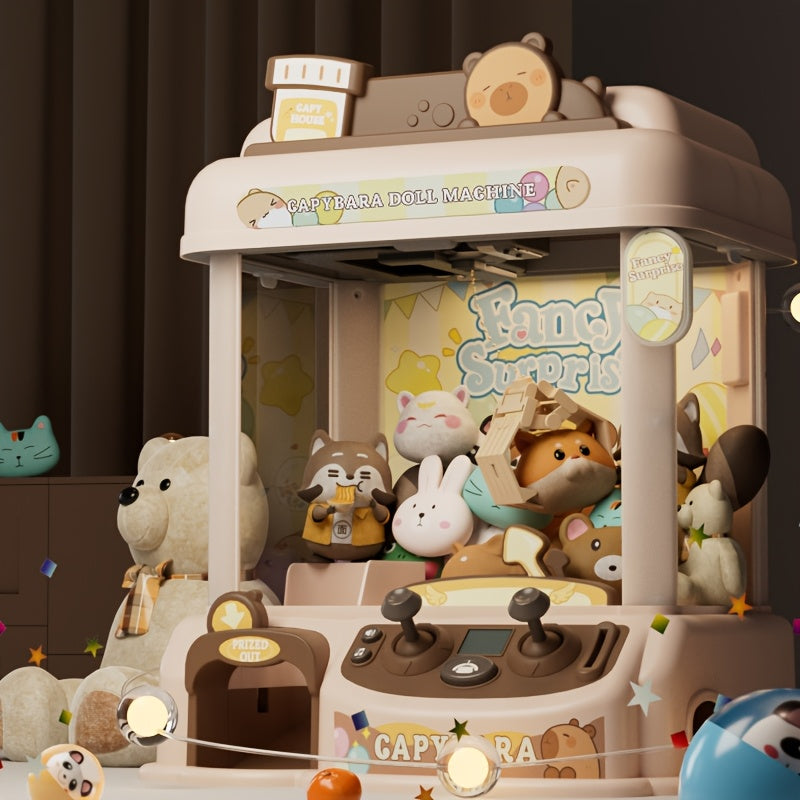 Capybara Toy Claw Machine with Plush Prizes - Image 1