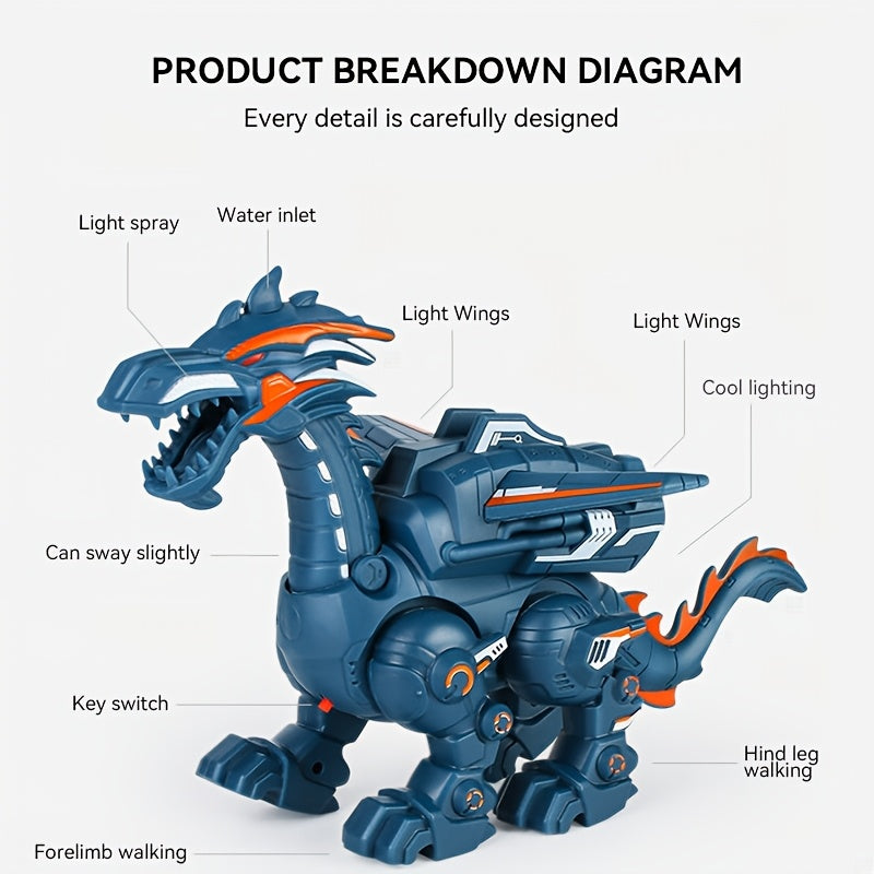 Walking Dinosaur Toy with Lights - Image 1